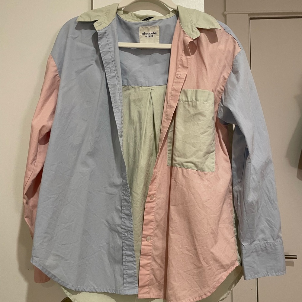 Abercrombie oversized button down shirt